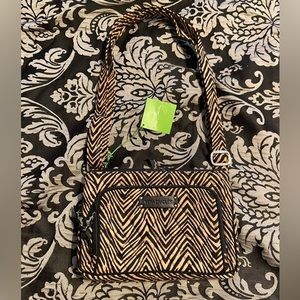 NWT Vera Bradley Little Hipster Zebra